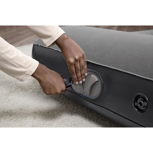 Inflatable mattress - BESTWAY - 671BQ - Tritech Twin - 1 person, integrated USB pump, 1.88 mx 99 cm x 30 cm