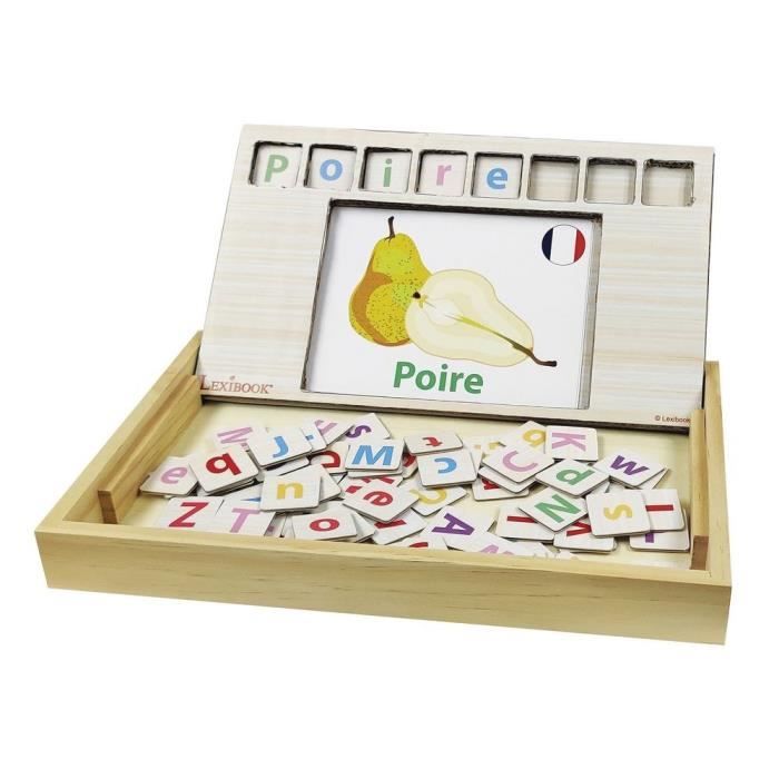 Bio Toys - Bilingual French / English Word School - Wooden Game