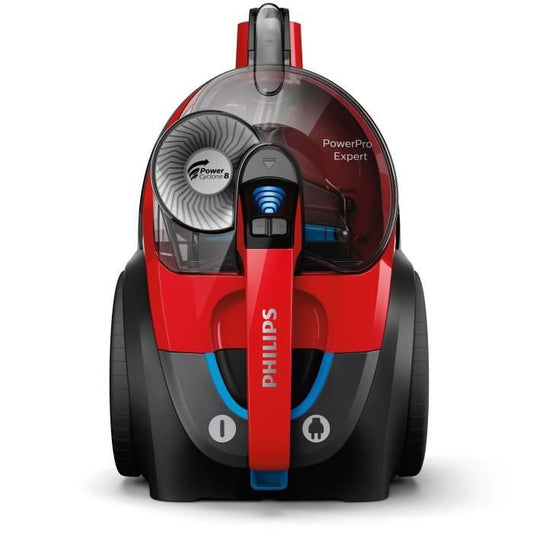 Philips FC9729/09 Powerpro PowerPro Expert Bag Without Bag - 650W - 76 DB - A - Red
