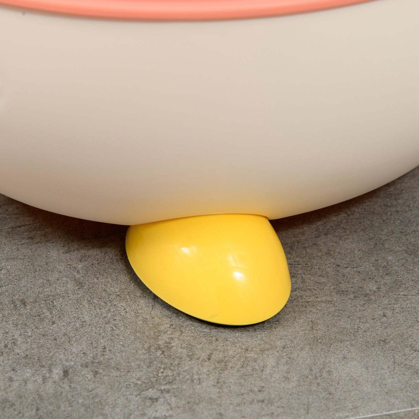 ZONEKIZ Töpfchen für Kinder 0,5 bis 3 Jahre, rutschfest, Innentopf, Spritzschutz, Fuchs-Design, 34,5 x 35 x 23 cm