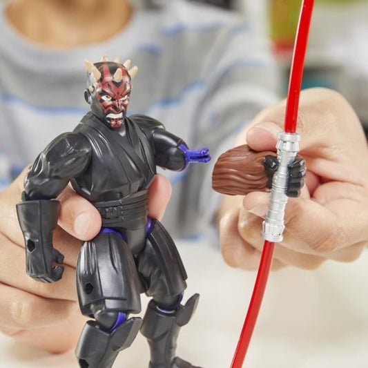 MixMashers Darth Maul, 12 cm customizable figurine to mix and match with accessories, Star Wars, from 4 years old