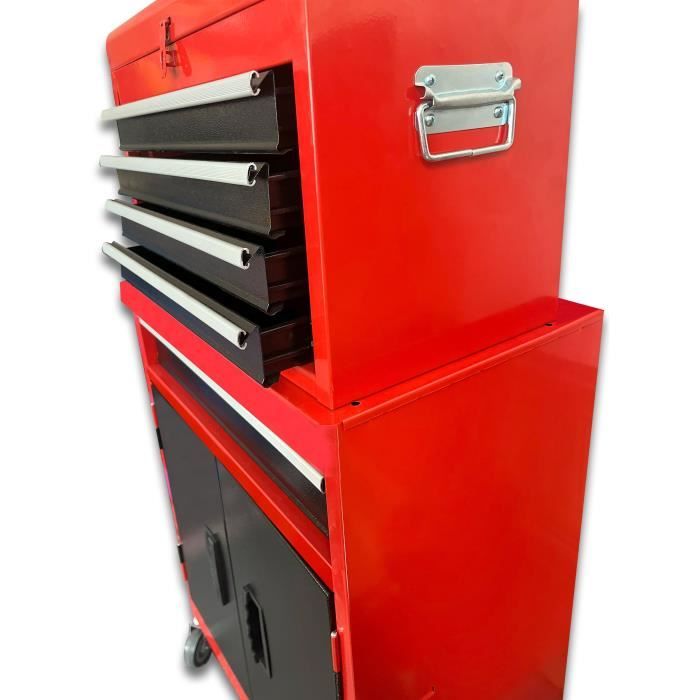 DOMAC Workshop assistant 7 metal drawers with empty storage bin