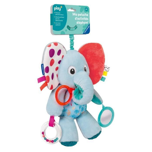 Ravensburger play+, My activity plush - Elephant, 0-12 months, Early years, baby