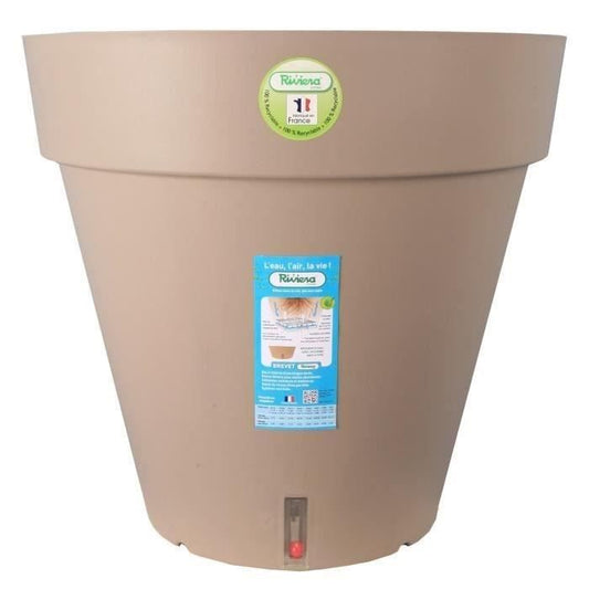 Riviera Loft flower pot with reserve of water - Round - Ø 50 x H 46 cm -Atape