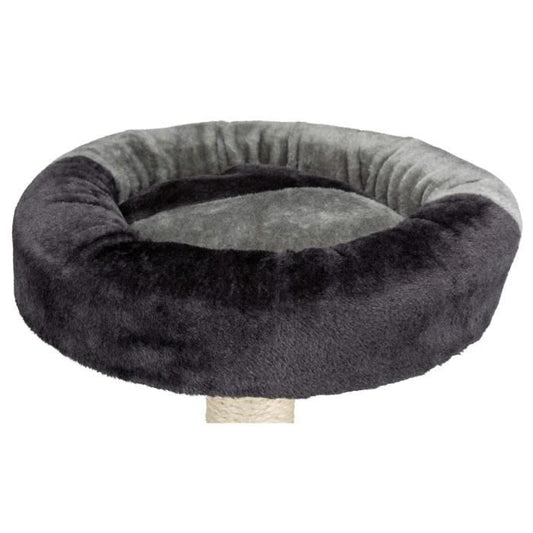 TRIXIE Tarifa Cat tree Height 52 cm gray and black plush and natural sisal