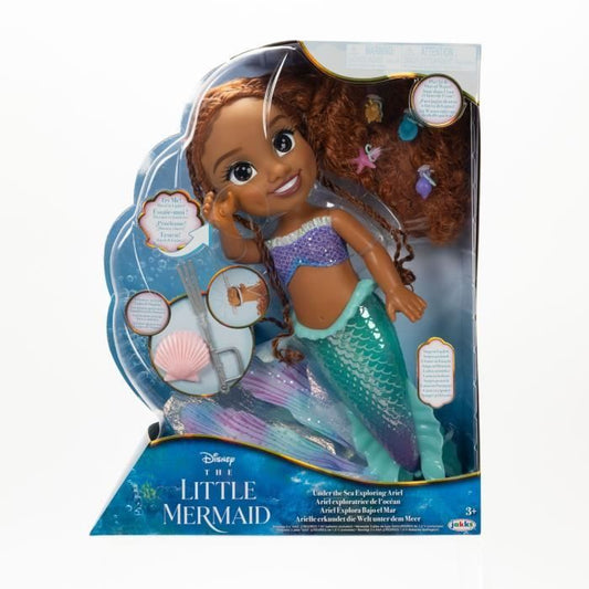 THE LITTLE MERMAID LIVE ACTION - ARIEL electronic doll - 38 cm - JAKKS - 480465