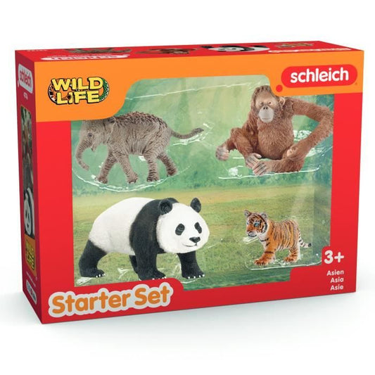 My First Asian Animals, Animal Figurines, SCHLEICH 42736 Wild Life, Ages 5 and Up