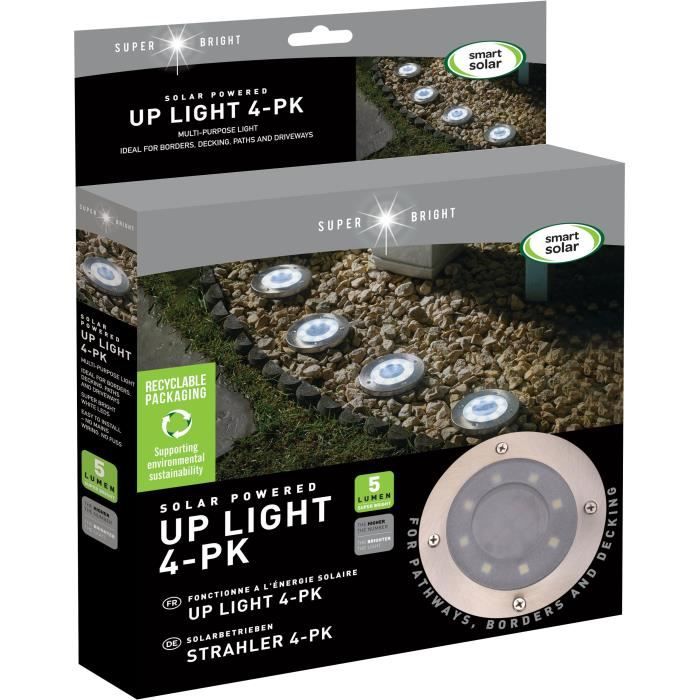 Upsmart Garden -Light Solar Spot - 4 5 lumens pack