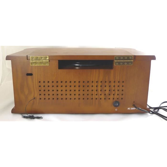 INOVALLEY RETRO29E-N Retro style vinyl Hifi system - Bluetooth 5.0 - 2x20W - CD / K7 audio player - FM radio - 2 USB port