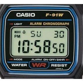Watch - Casio - Vintage - Black - Digital - Resin - Waterproof WR ISO 22810