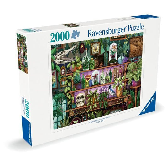 2000-piece puzzle, Ages 14 and up, Witchy trinkets and items, Premium quality puzzle made in Europe, Plants, 12001416