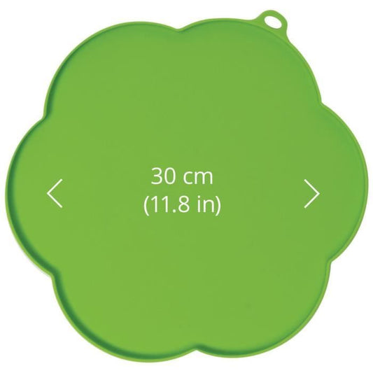 CAT IT Flower-shaped doily - Medium - Green - For kittens