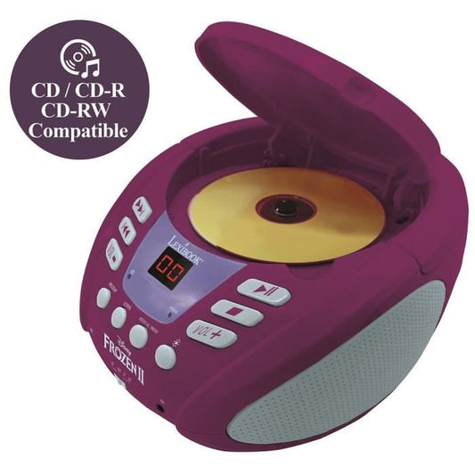 Frozen Bluetooth CD Player with Light Effects