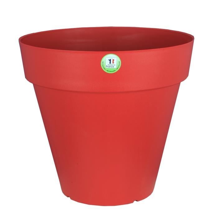 Riviera flower flower pot - round - Ø 60 x 53.6 cm - red