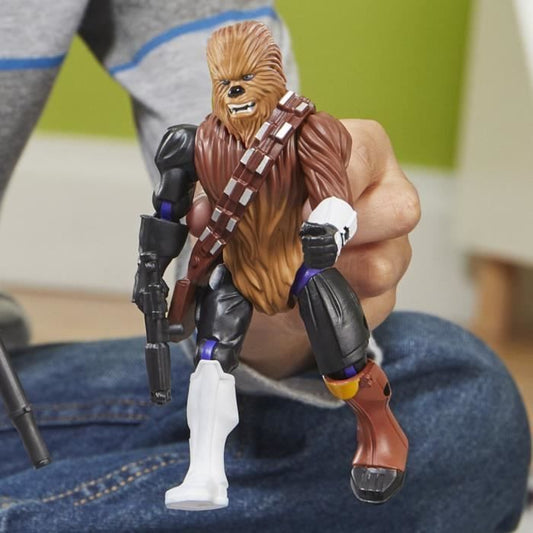 MixMashers Chewbacca, 12 cm customizable figurine to mix and match with accessories, Star Wars, from 4 years old