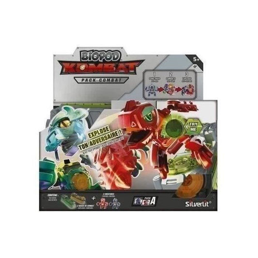 Miniature character - Ycoo - Kombat Duo Pack Pack Edition in his capsule - Sound and bright - 5 year olds