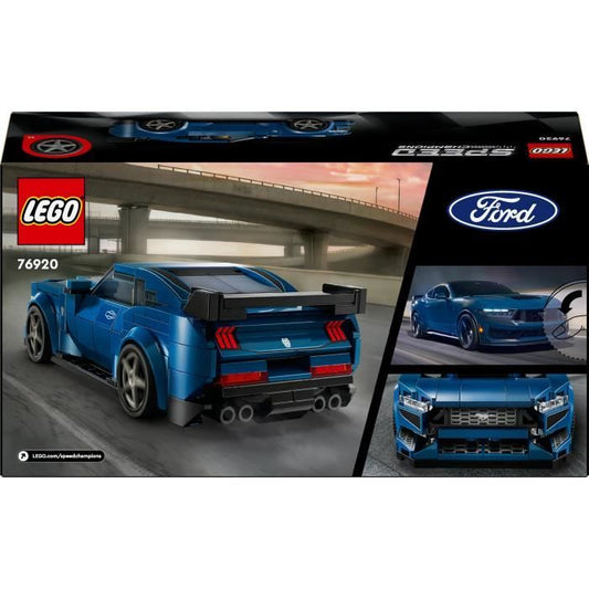 LEGO Speed Champions 76920 Ford Mustang Dark Horse Sports Car, Kids' Set
