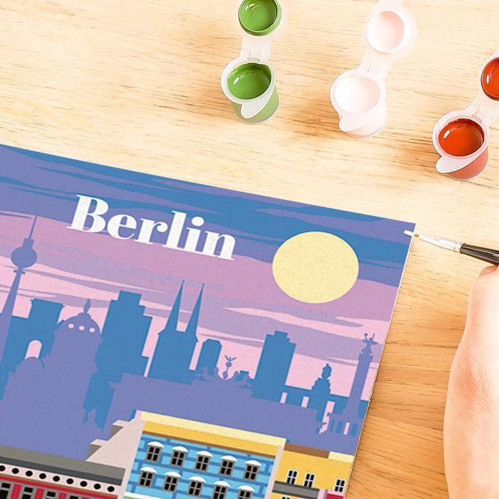 CreArt 24x30 cm Berlin, Adult, Paint by Numbers, 25521, Ravensburger