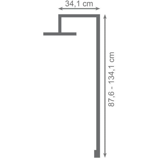 Shower column with thermostatic tap - EDOUARD ROUSSEAU - DODDY - Brushed brass