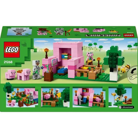 LEGO Minecraft 21268 Piglet's House - Building Game for Girls Ages 7 and Up