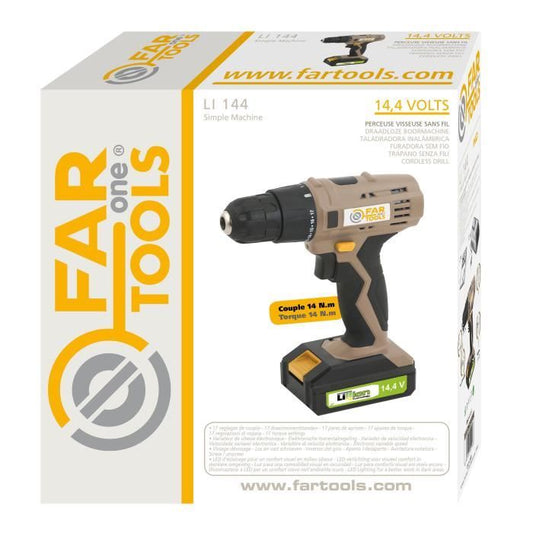 FARTOOLS ONE Cordless Drill LI 144 - 14.4 V - 1.3 Ah