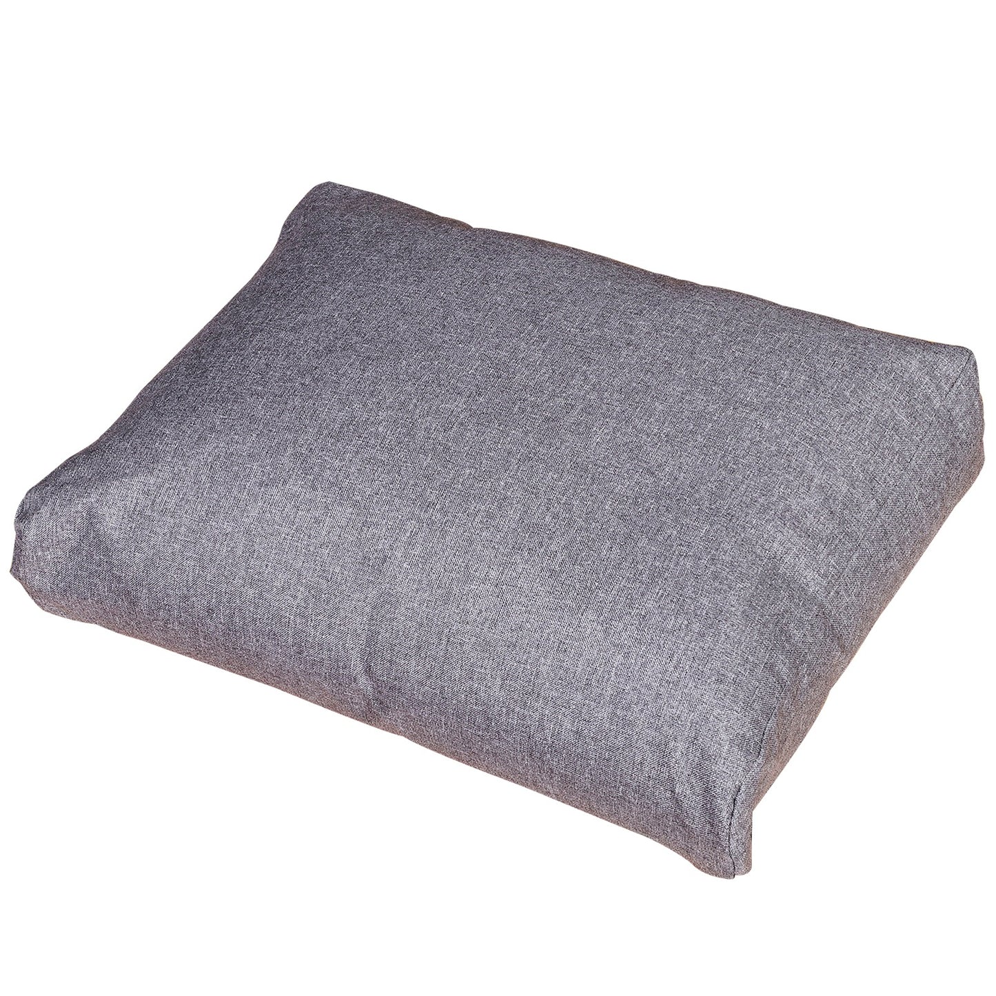 Outsunny Vierteiliges Gartenmöbel Set, Sitzgruppe, Sofa mit Sitzkissen, Tisch mit Staurum, Polyester, Grau, 138 x 69 x 63 cm