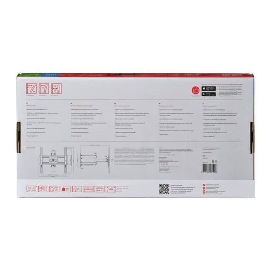 ONE FOR ALL WM2453 - Support-Mural TV Smart - Inclinable 20° & Orientable 180° - 32-65''/81-165cm - Pour TV max 50 kgs