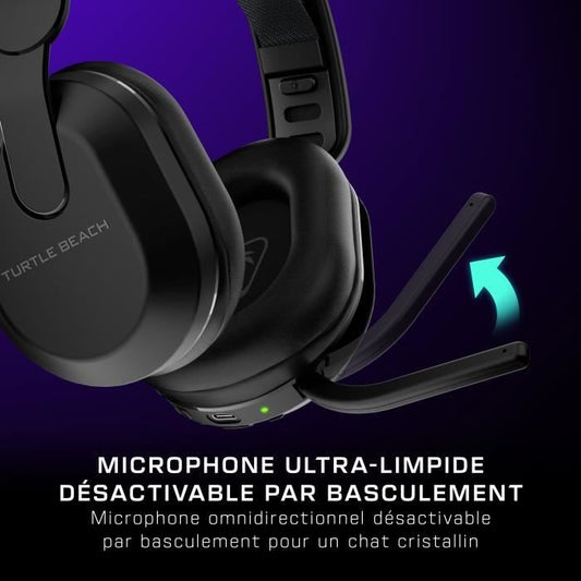 Wireless Gaming Headset - TURTLE BEACH - Stealth 500 PC - Black