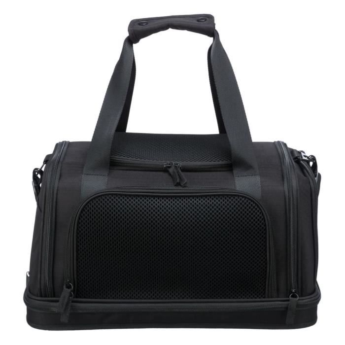 TRIXIE Plane Pet Carrier Bag - 28 x 25 x 44 cm - Black