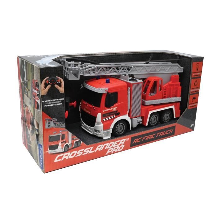 LEXIBOOK - CROSSLANDER PRO - Remote-controlled fire truck with sound and light effects