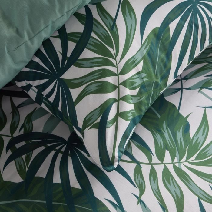 Bedding set - TODAY Crazy - Jungle print - 2 people - 220 x 240 cm - Green
