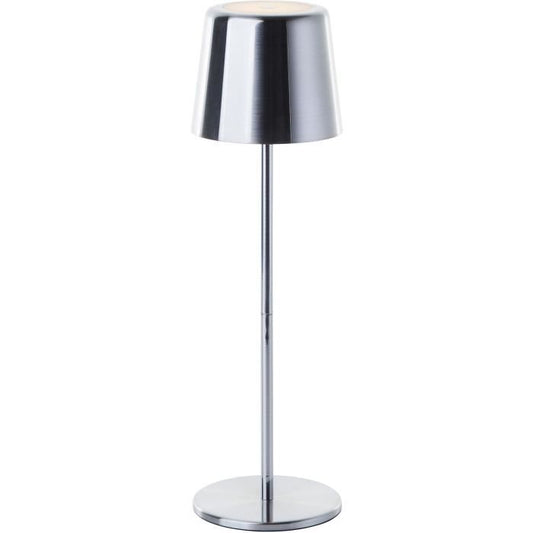 Outdoor table lamp - BRILLIANT - XAANA - Rechargeable - Chrome - LED - 2W - 160lm - CCT - DIM - USB - IP44