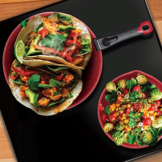 Cookware set - ARTHUR MARTIN - AMR88 - 8-piece cookware set - All hobs including induction
