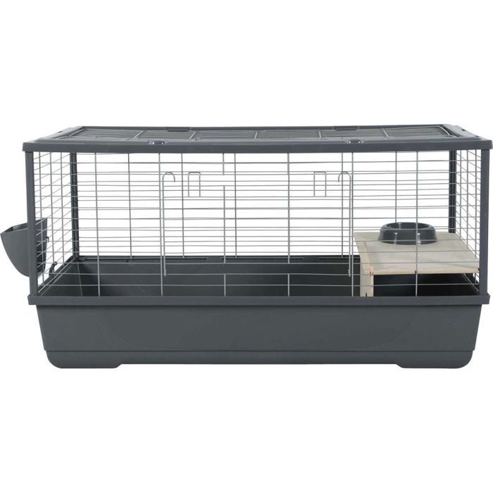 Rodent cage - Zolux - Néolife Connect - For rabbits and guinea pigs - 101.5 x 54 x 51 cm - Grey