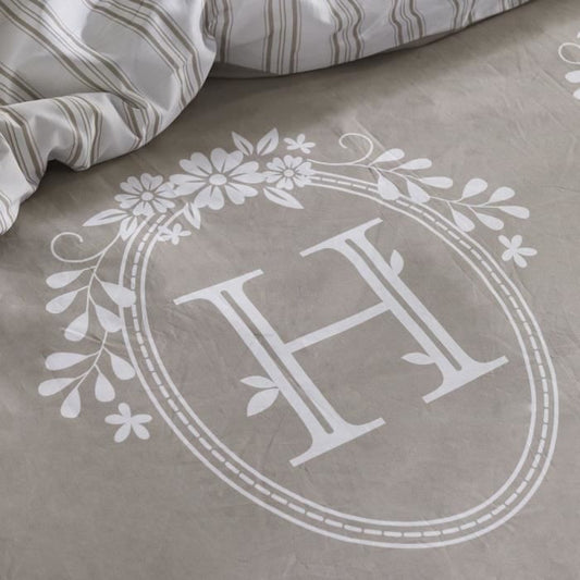 TODAY BEDDING SET - DUVET COVER 240X260 + 2 PILLOWCASES 63X63 - 100% COTTON 57 thread count - Berenice