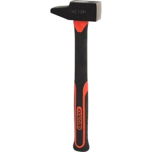 KS TOOLS Riveting hammer with fiber handle, 800g