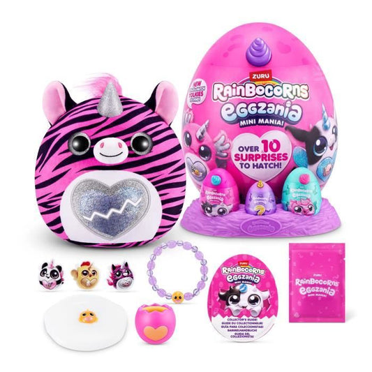 Surprise plush toys - ZURU - Eggzania Mini Surprise S1 - 10 surprises - 6 models - Soft