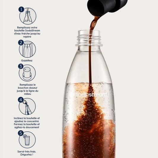 SODASTREAM Concentrates - Pack of 6 Cola Light Concentrates - Up to 54L of drinks - 440 ml