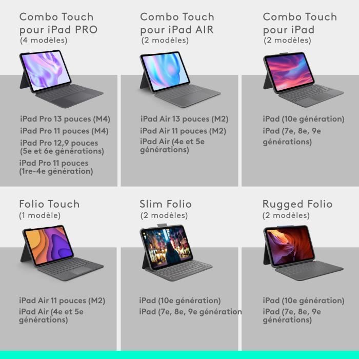 Tablet Accessories Logitech Combo Touch Keyboard Case for iPad Pro 13-inch (M4)(2024)