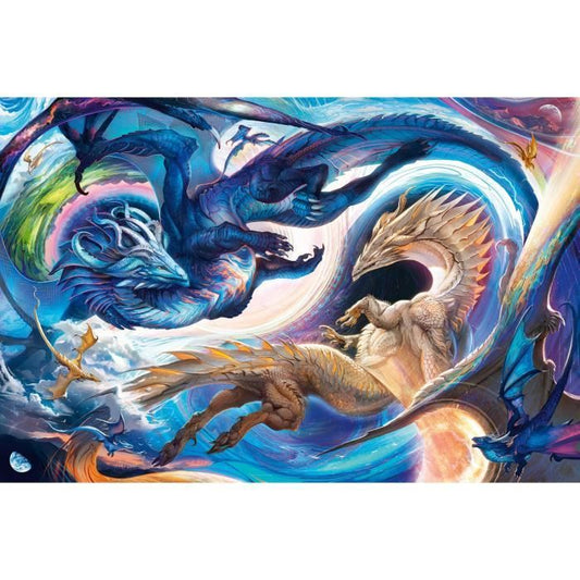 5000-piece puzzle: Dragon by day and night, Ages 14 and up, Dragons, 12000813, Ravensburger