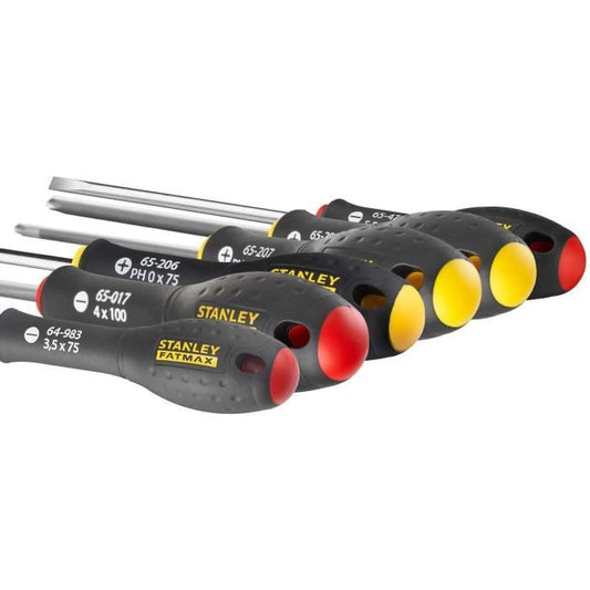 Set of 6 Screwdrivers - STANLEY FATMAX - FMHT0-62626 - Electrician + Phillips