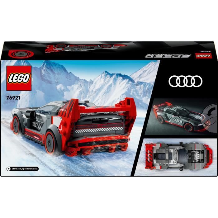 LEGO Speed Champions 76921 Audi S1 e-Tron Quattro Race Car, Toy Vehicle