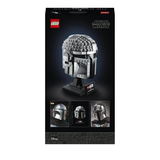 LEGO 75328 Star Wars The Mandalorian Helmet Collectible Model Kit to Build, Decoration and Gift for Adults