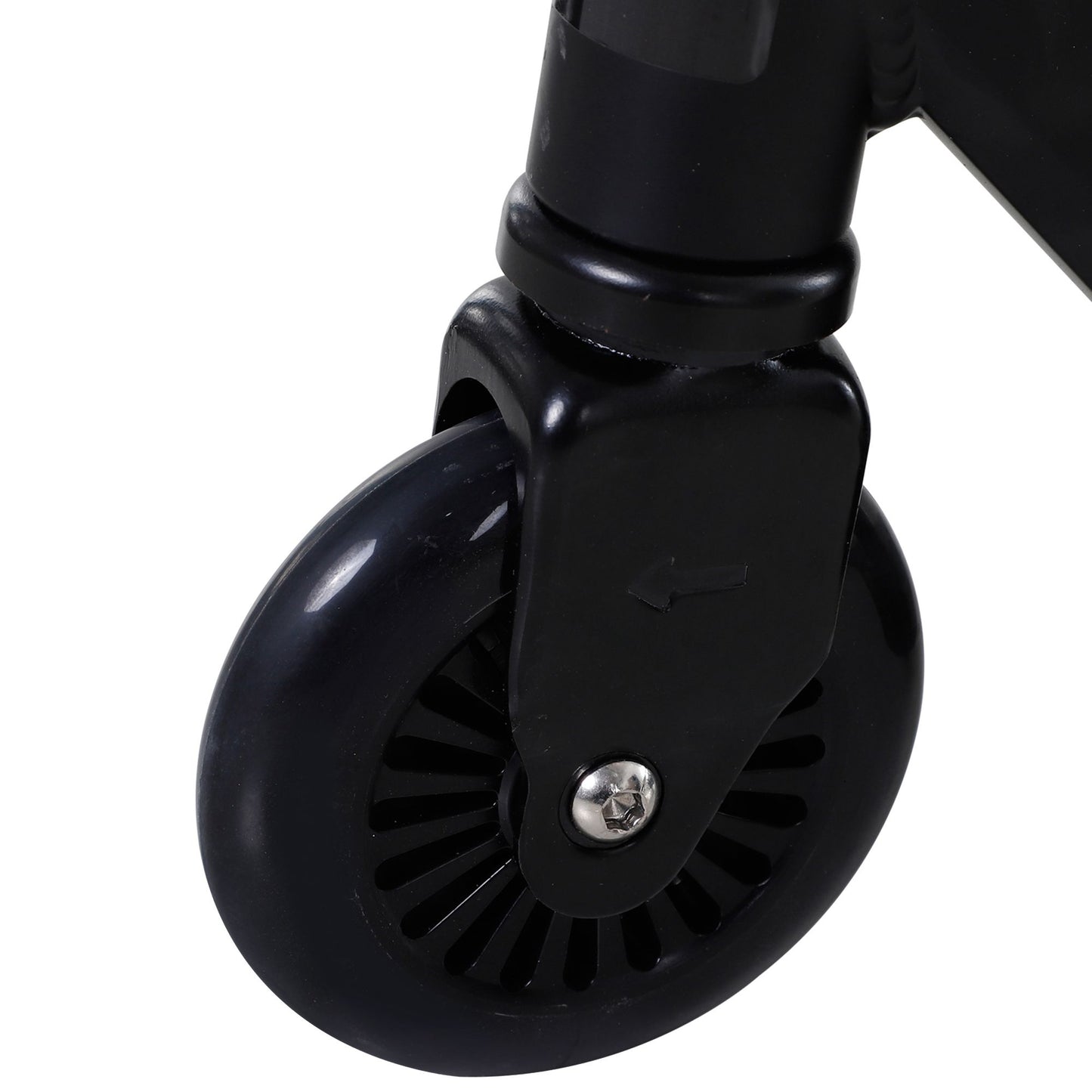 Homcom Pro Stunt Scooter für Kinder & Erwachsene, Freestyle Tretroller, 100mm Kunstleder-Räder, Aluminium Schwarz, für Tricks