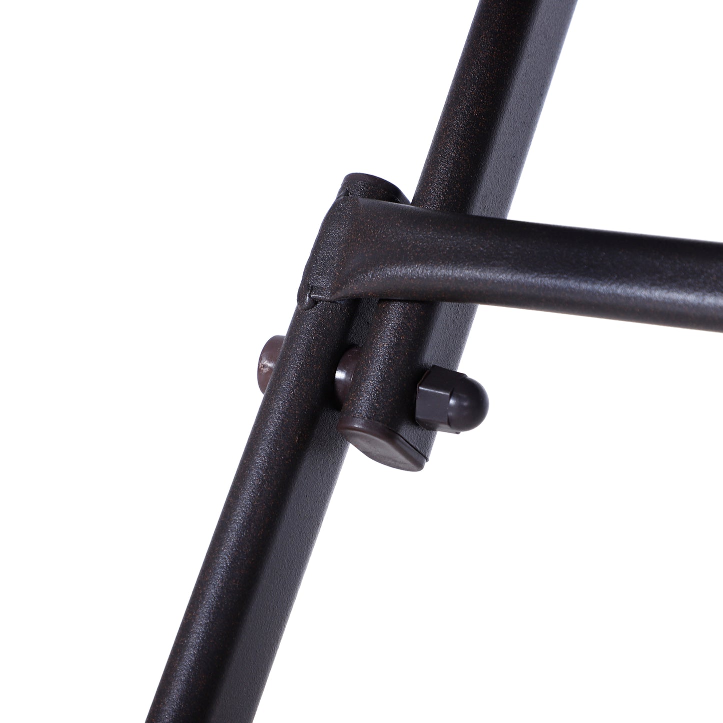 Outsunny Polyrattan Bistroset für 2 Personen Sitzgruppe Rotting Gartenmöbel Set Garnitur Braun