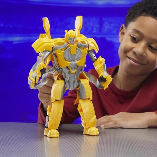 Transformers One Bumblebee B-127 2-in-1 Figure, 10-Inch Scale, Converts into Mask, Interactive Toys, Ages 6 and Up