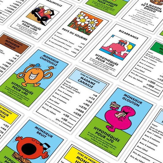 Mr Men and Women Monopoly - Board Game - WINNING MOVES - Monopoly featuring Mr Men and Women characters.
