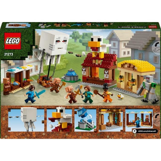 LEGO Minecraft 21273 Ghasts Attack the Village - Game for Boys Ages 10 and Up