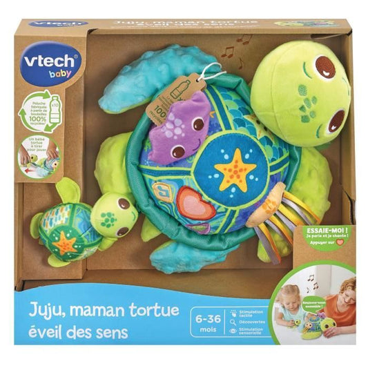 VTECH BABY - Juju, Mother Turtle - Awakening of the Senses (Recycled Plastic Bottles)
