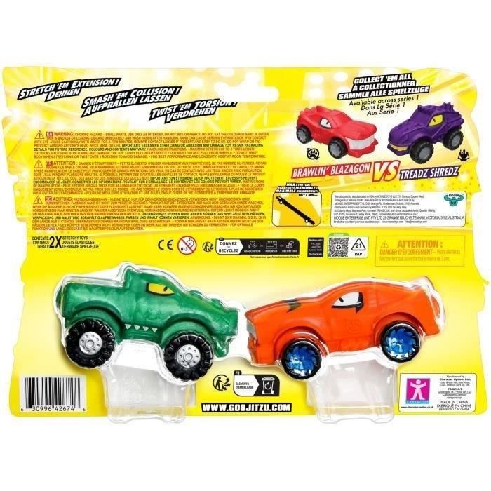 Miniature vehicles - MOOSE TOYS - GOO MOBILES - TURBO TYGER VS RUMBLER JAW